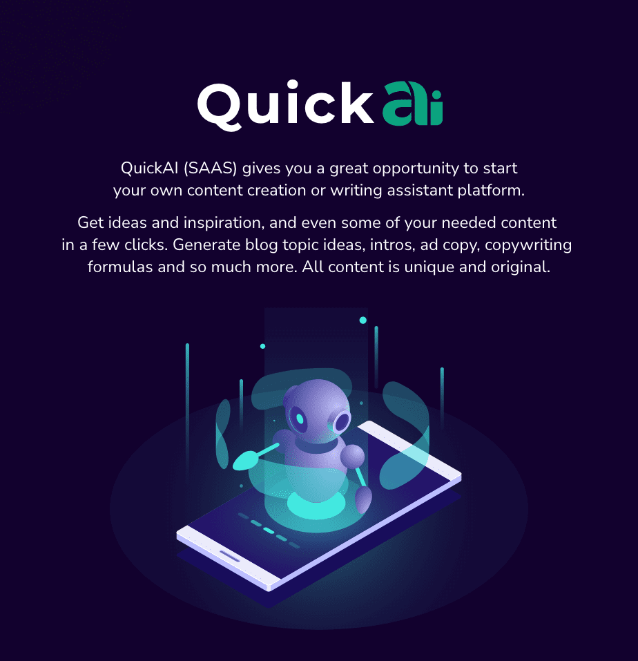 QuickAI Script is the Best AI Writing Assistant